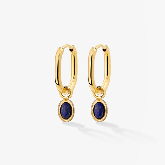 Blue Breeze Oval Hoop Set Baby Oro