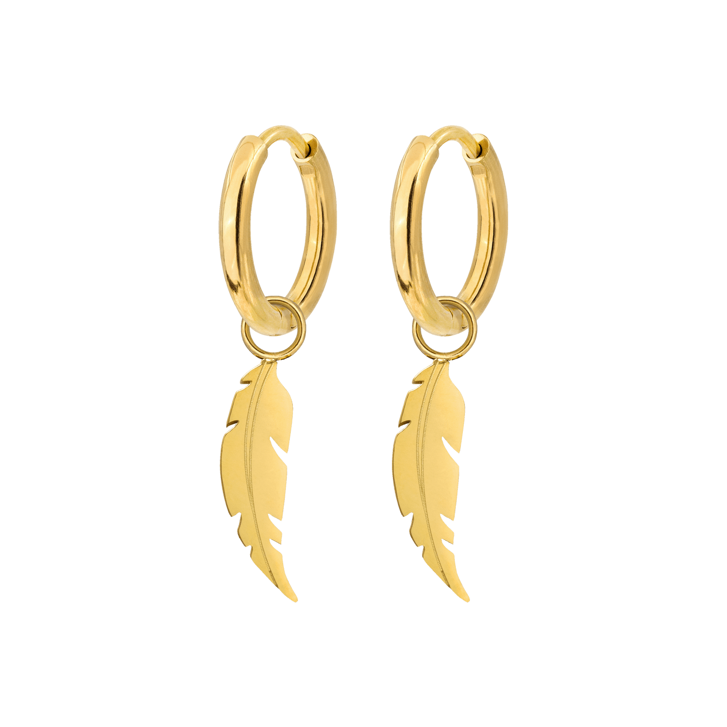 Feather Hoop Set Small Oro