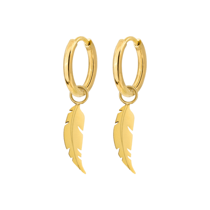 Feather Hoop Set Small Oro