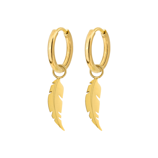 Feather Hoop Set Small Oro