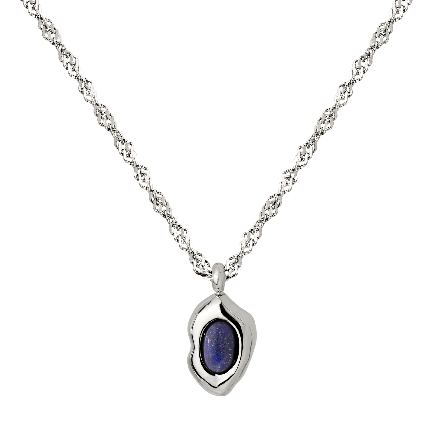 Blue Breeze Collana Argento