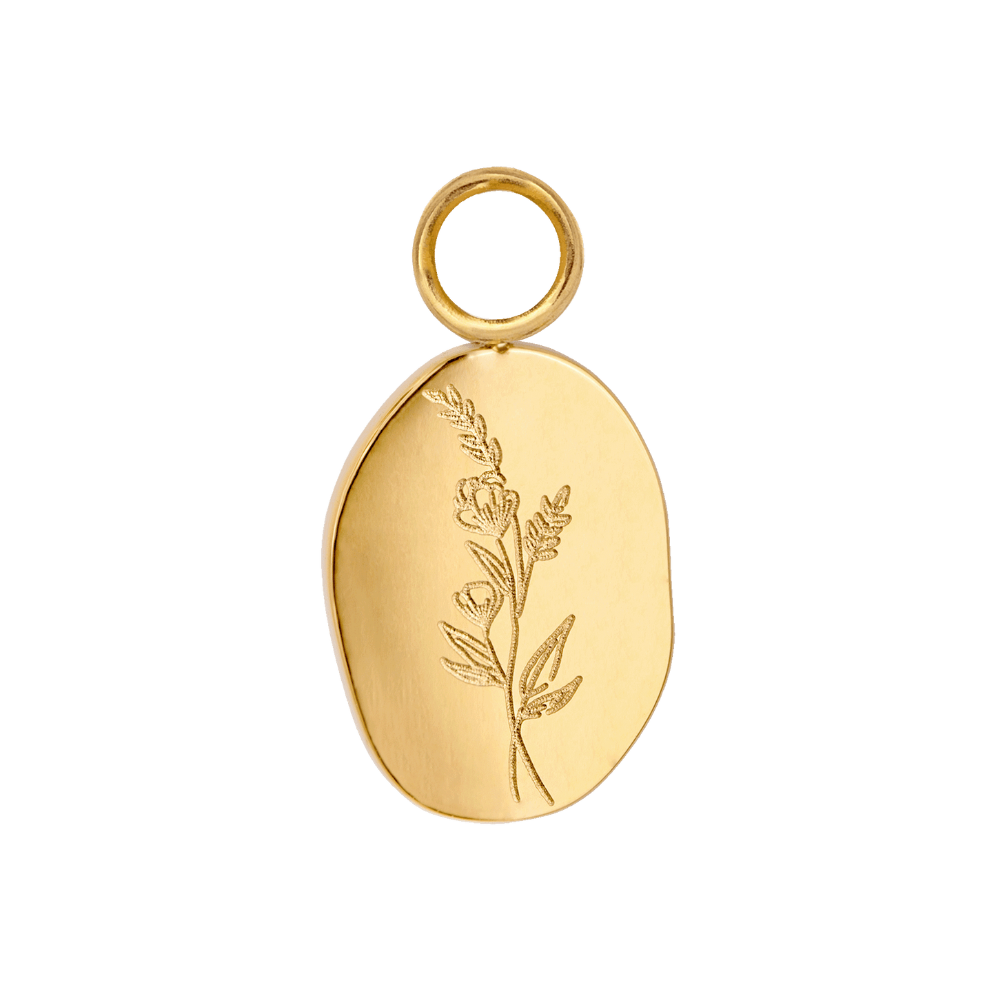Bouquet Coin Hoop Set Medium Oro