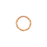 Curly Twist Piercing Oro Rosa