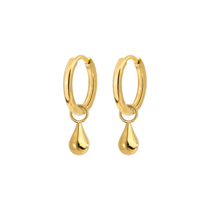 Drop it Hoop Set Small Oro