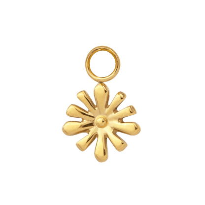 Flowery Hoop Set Medium Oro