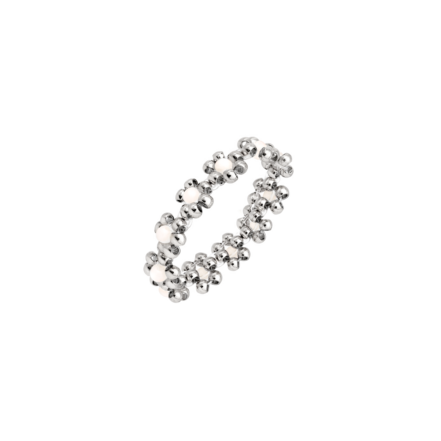 Flowery Anello Argento