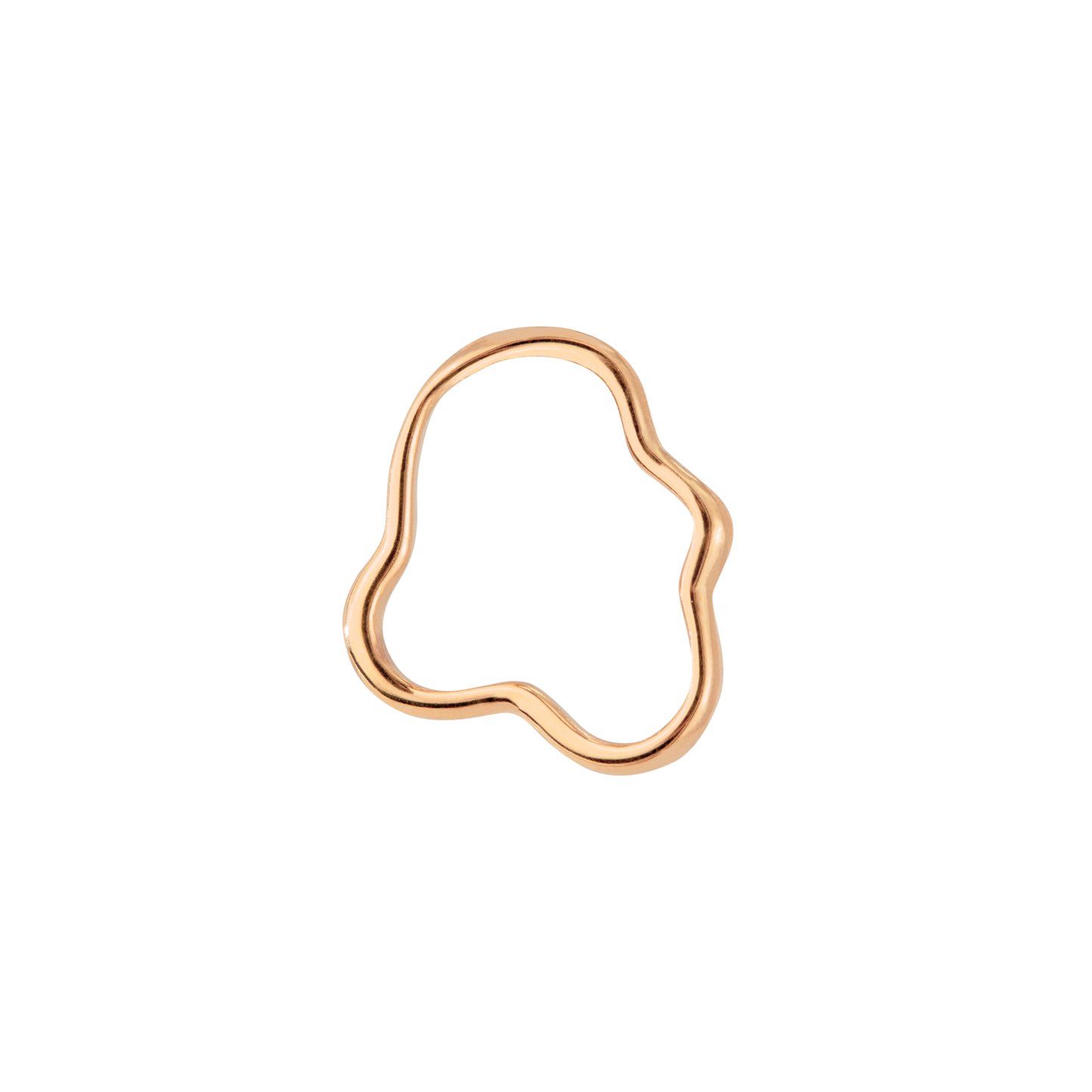 Forming Fluids Oval Hoop Set Baby Oro Rosa