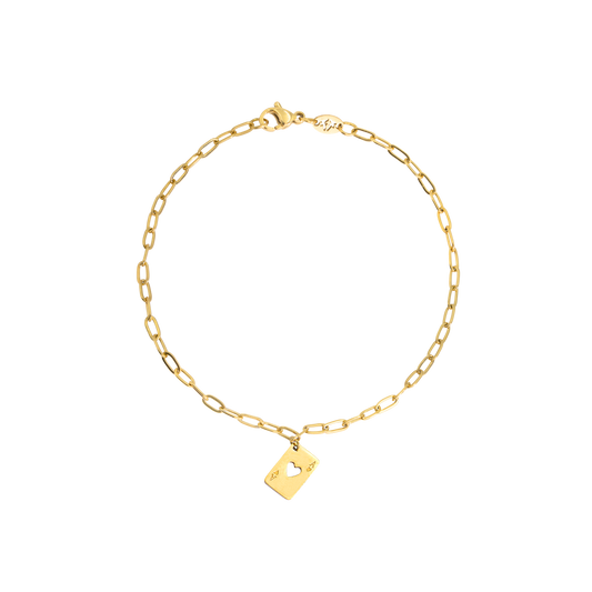 Ace Up the Sleeve Bracciale Oro