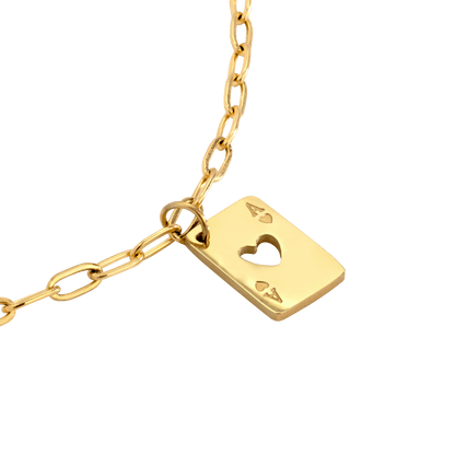 Ace Up the Sleeve Bracciale Oro