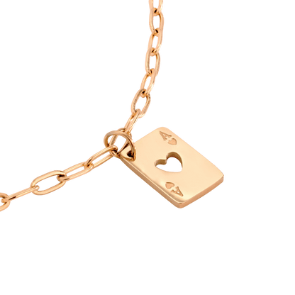 Ace Up the Sleeve Bracciale Oro Rosa