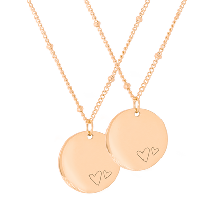 Mother & Daughter Collana Oro Rosa