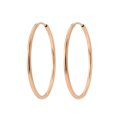 Maxi Hoops Oro Rosa