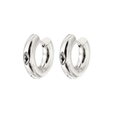 Phat Glowy Hoops Argento