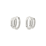 Clean Hoop Set Small Argento