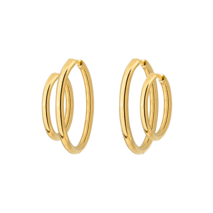 Clean Hoop Set Midi Oro