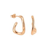 Sisterhood Bond Hoops Oro Rosa