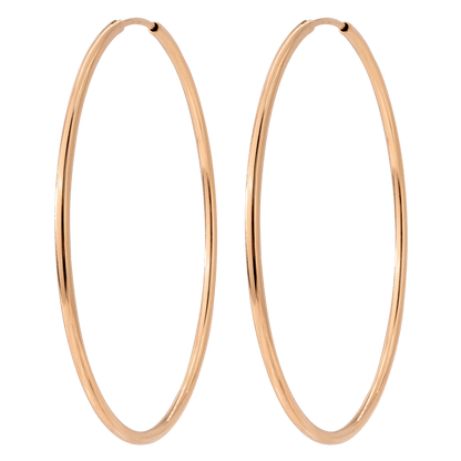 Super Maxi Hoops Oro Rosa