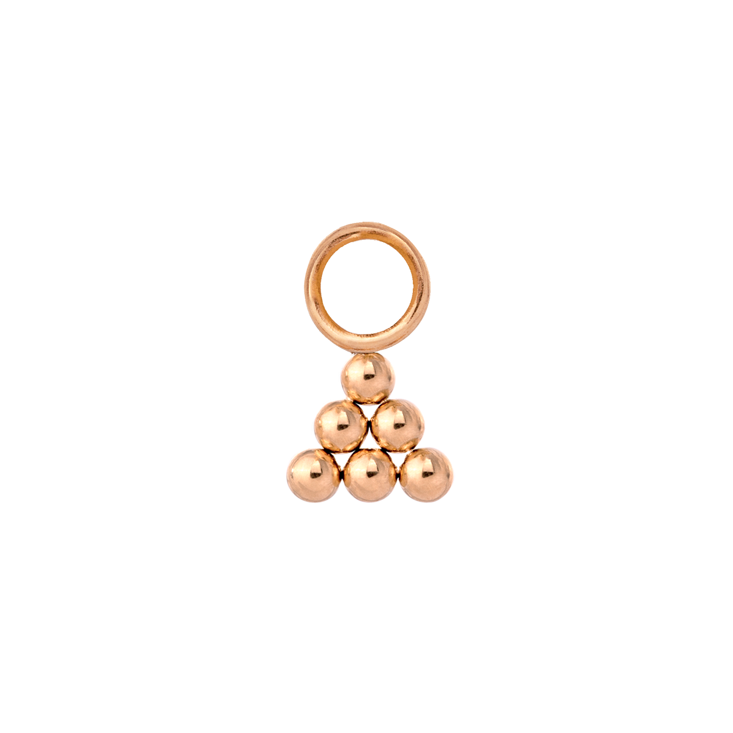 Tiny Beads Paloma Hoop Set Small Oro Rosa
