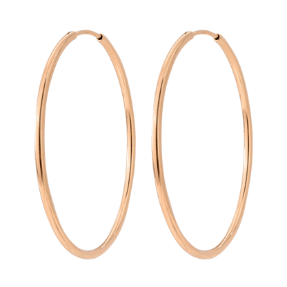 Extra Maxi Hoops Oro Rosa