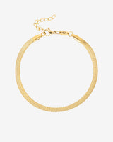 Slim Herringbone Bracciale Oro