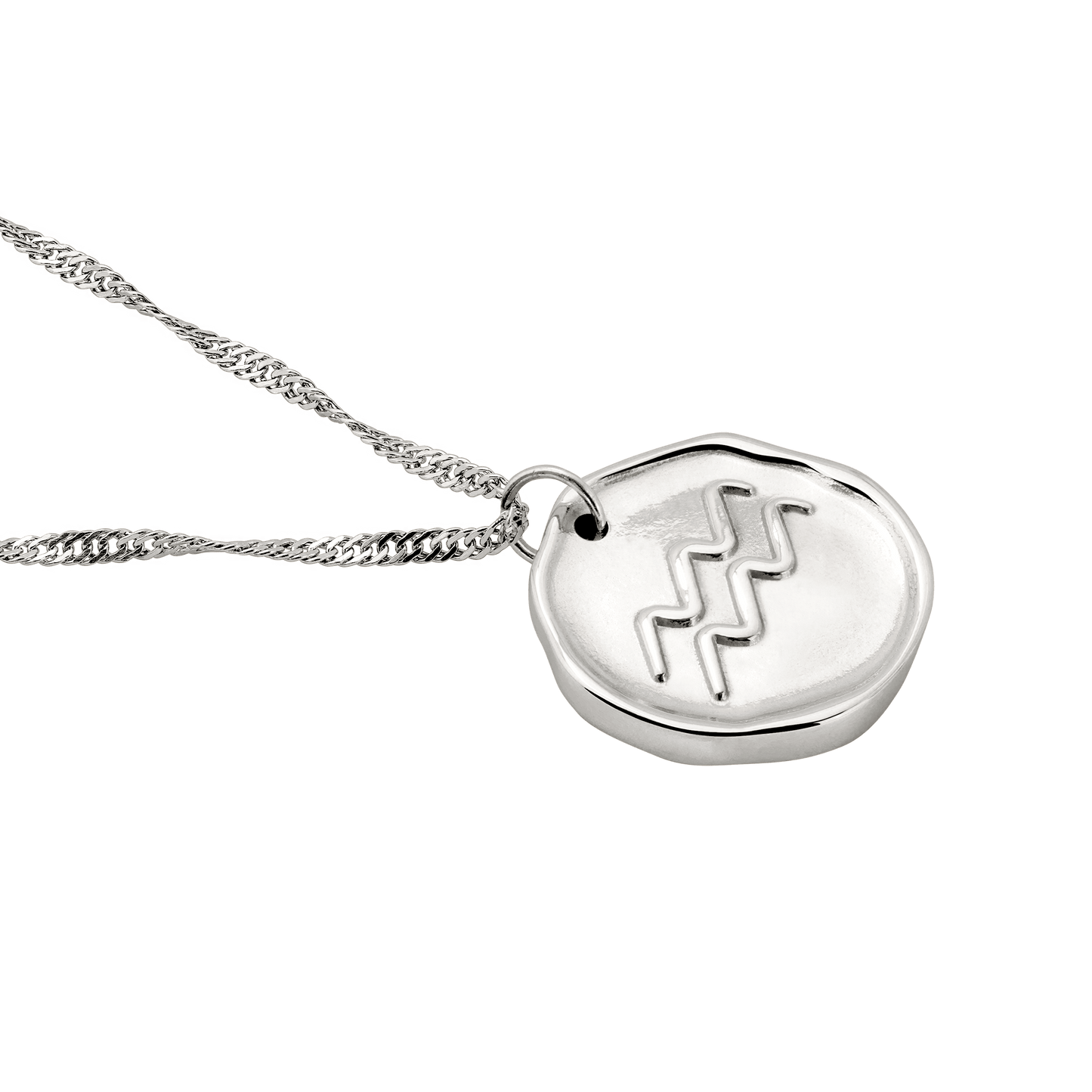 Zodiac Collana - Acquari Argento