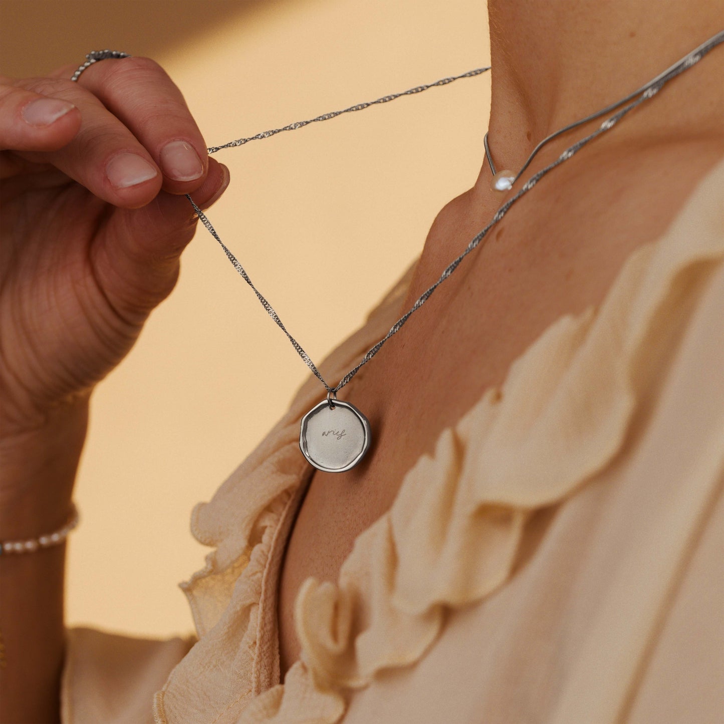 Zodiac Collana - Ariete Argento