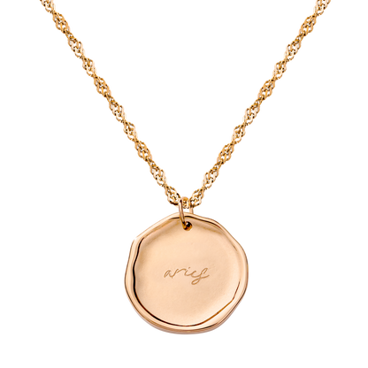 Zodiac Collana - Ariete Oro Rosa