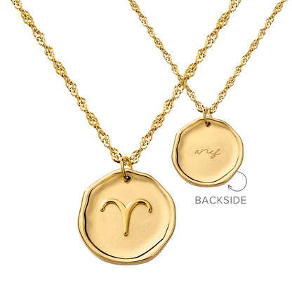 Zodiac Collana - Ariete Oro