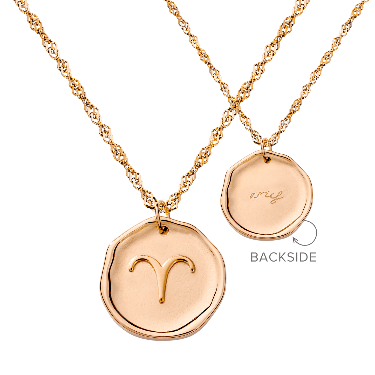 Zodiac Collana - Ariete Oro Rosa