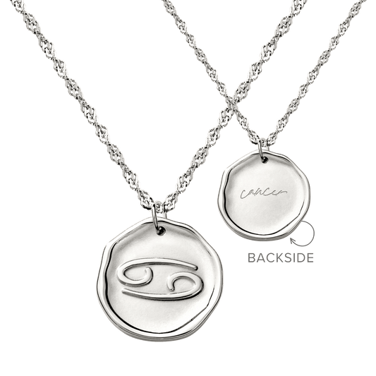 Zodiac Collana - Cancro Argento