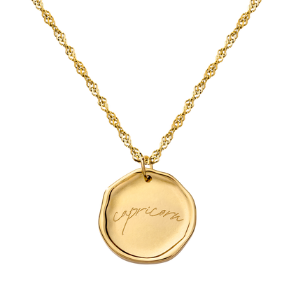 Zodiac Collana - Capricorno Oro