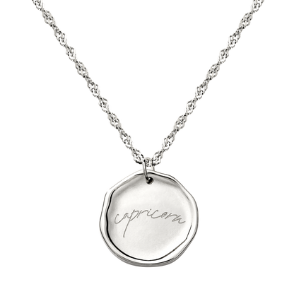 Zodiac Collana - Capricorno Argento