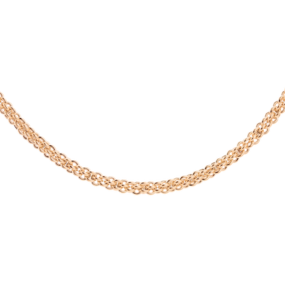 Chain Mania Collana Oro Rosa