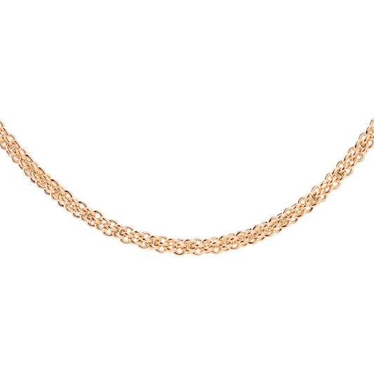 Chain Mania Collana Oro Rosa