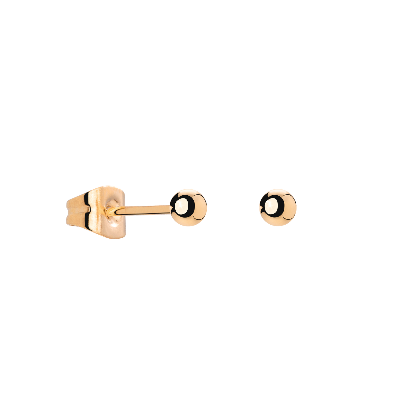 Delicate Bead Orecchini Oro Rosa