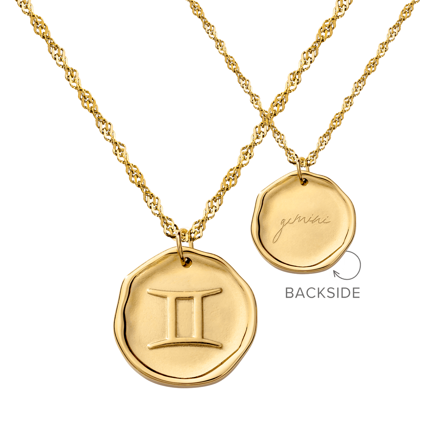 Zodiac Collana - Gemelli Oro