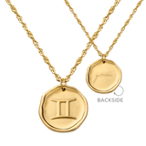 Zodiac Collana - Gemelli Oro