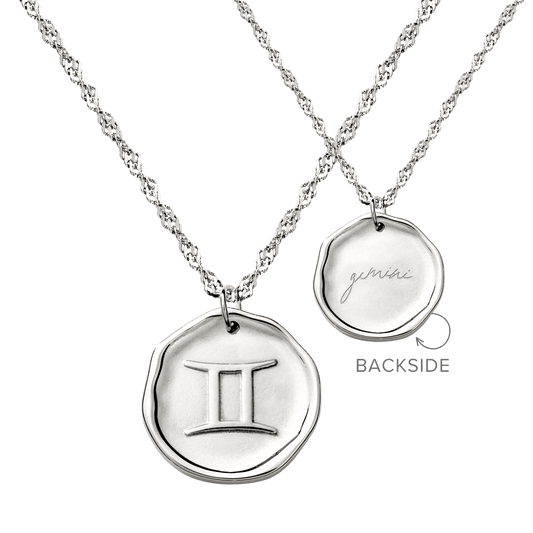 Zodiac Collana - Gemelli Argento