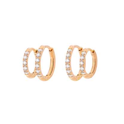 Glimmer Hoop Bundle Oro Rosa