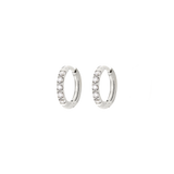 Glimmer Hoops Baby Argento