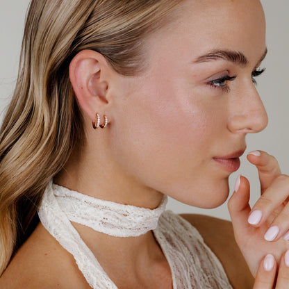 Glimmer Hoop Bundle Oro Rosa