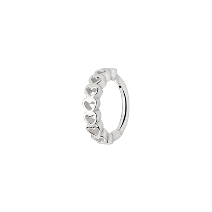 Heart after Heart Piercing Argento