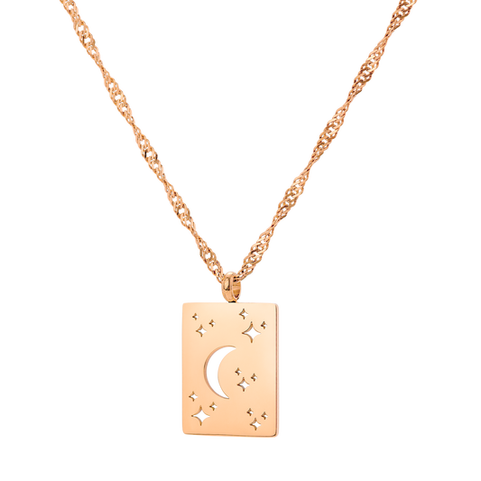 Midnight Lover Collana Oro Rosa