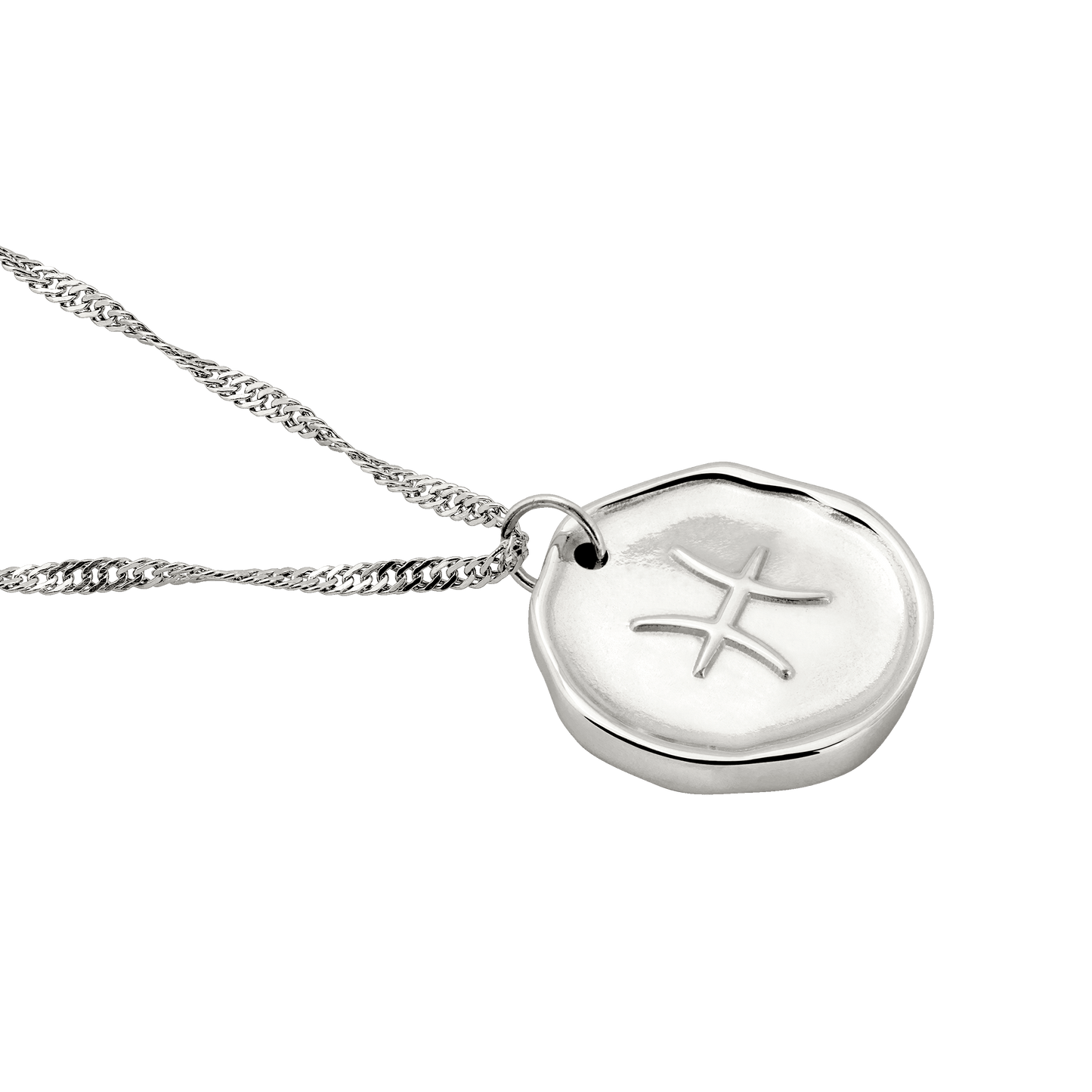 Zodiac Collana - Pesci Argento