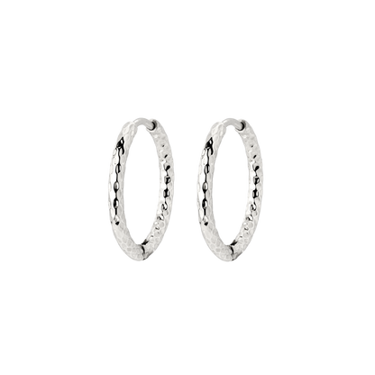 Prism Hoops Medium Argento