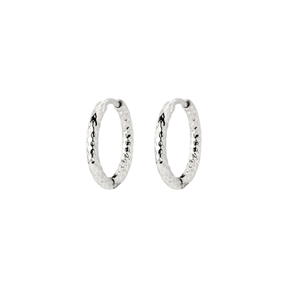 Prism Hoops Small Argento