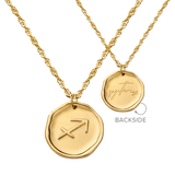 Zodiac Collana - Sagittario Oro