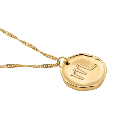 Zodiac Collana - Scorpione Oro
