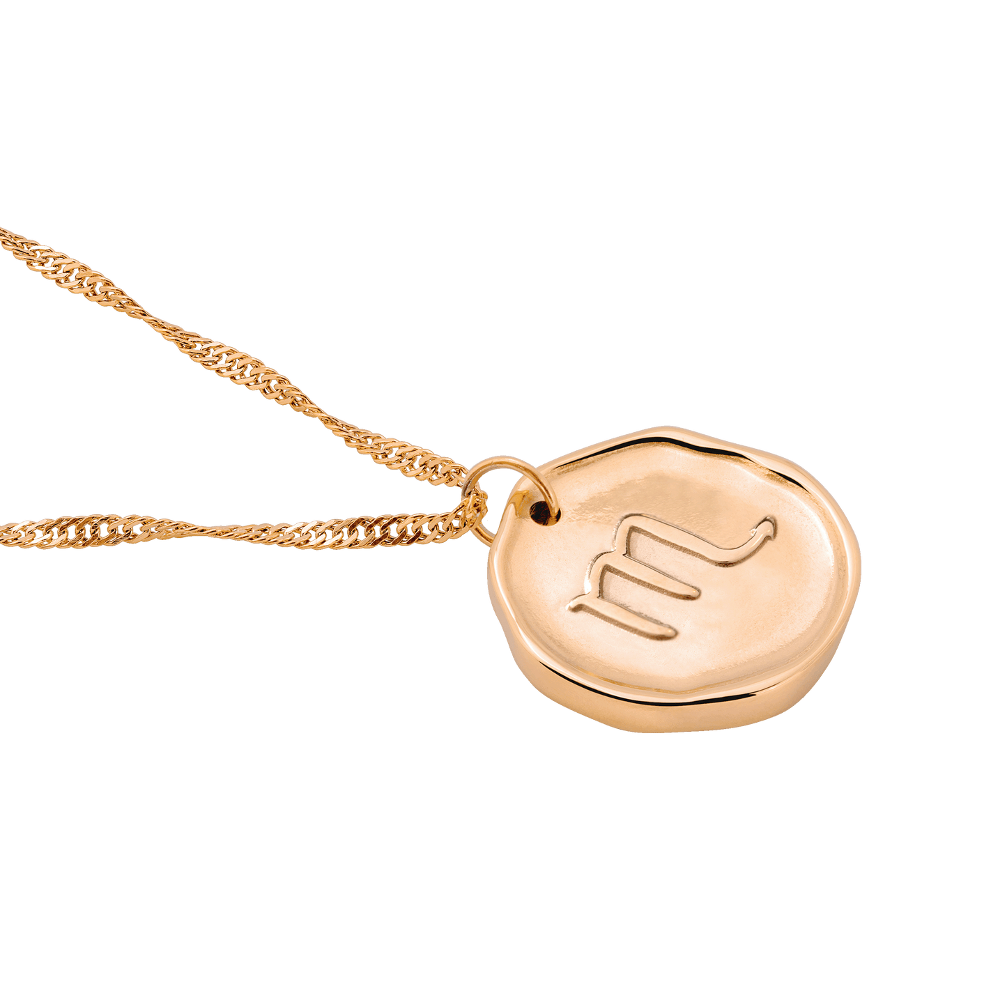 Zodiac Collana - Scorpione Oro Rosa