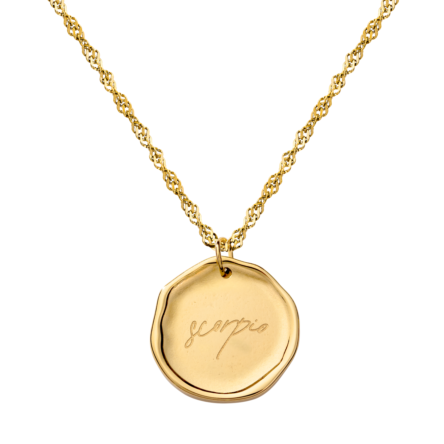 Zodiac Collana - Scorpione Oro